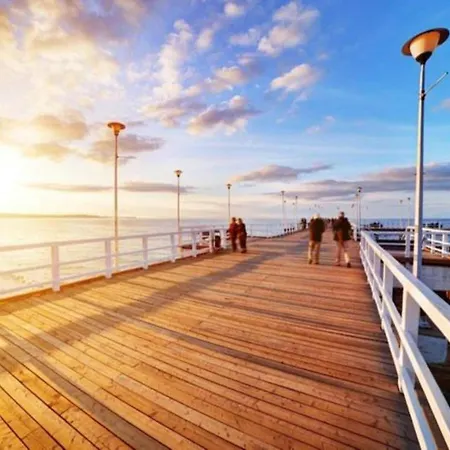 In Gdynia Near Baltic Beach, Cleaning Included Daire