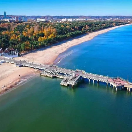 In Gdynia Near Baltic Beach, Cleaning Included Gdansk